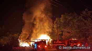 House burns to the ground after fire in Muskoka