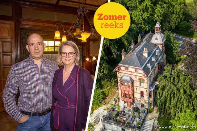 ZOMERREEKS. Joost en Caroline wonen in het huis van de mama van ‘Professor T’: “Toen we zeiden dat we naar Ronse verhuisden, bekeek men ons vreemd”