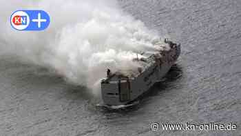 Brand auf Frachter in Nordsee: Warum das Löschen von E‑Autos so schwierig ist