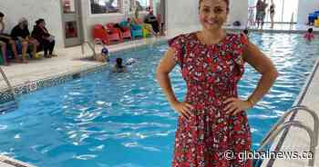 Alberta swim instructor opens pool in refurbished Swiss Chalet building