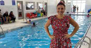 Alberta swim instructor opens pool in refurbished Swiss Chalet building