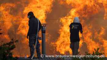 Feuer am Mittelmeer: Fotos und Videos zeigen die Katastrophe