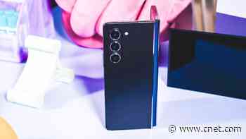 Galaxy Z Fold 5 Hands-On: Same Phone, New Hinge     - CNET