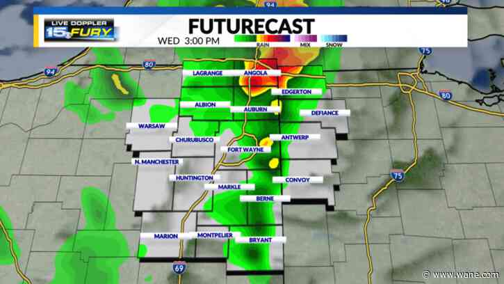 Severe storm chances through evening