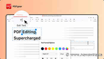 PDFgear, Bringing a Completely-Free PDF Text Editing Feature