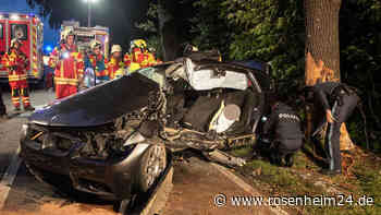 Schwerer Unfall zwischen Waging und Traunreut mit drei Verletzten
