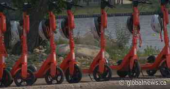 E-scooters thrown in Wascana Lake, left in trees one month after launch