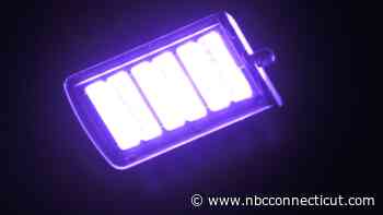 Bulbs in light fixtures along Connecticut highways turn purple due to defect