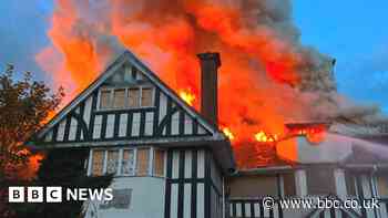 Essex fire crews tackle Dovercourt derelict building blaze