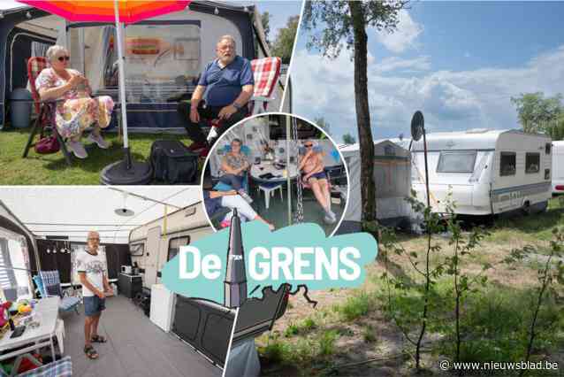 DE GRENS. Op bezoek bij Nederlandse caravankampeerders in Dessel: “Je neemt toch altijd meer rotzooi mee dan je nodig hebt”