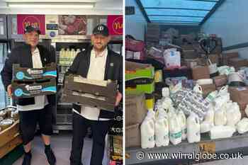 Surplus food from The Open donated to Wirral families