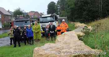 Area of Sunderland plagued by fly-tippers and nuisance motorbike yobs gets boulder deterrent