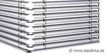 Raffstoren und Markisen ohne Führungselemente an der Ecke von Warema