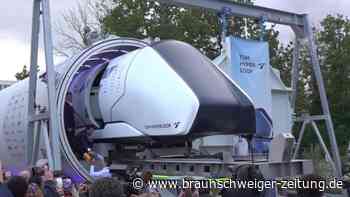 Rohrpost für Passagiere: Hyperloop-Teststrecke in Bayern eröffnet