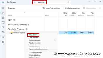 Windows 11: Geöffnete Apps beim Neustart schneller beenden