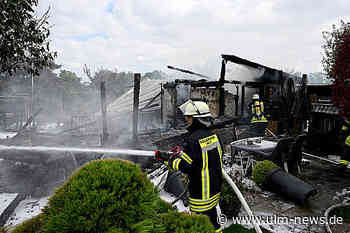 Erste Erkenntnisse über Ursache des Brandes in Neu-Ulmer Schrebergärten