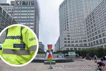 'Corrosive substance thrown at three men' in Canary Wharf