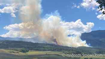 Wildfire in Gunnison County forces evacuations