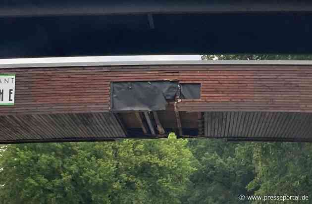 POL-HK: Walsrode: Brücke des Vogelpark Walsrode beschädigt; Bad Fallingbostel: Senioren bedroht; Böhme: Einbruchversuch