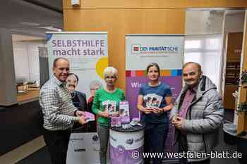 Ausstellung „Selbsthilfe macht stark“ in der Sparkasse in Steinheim