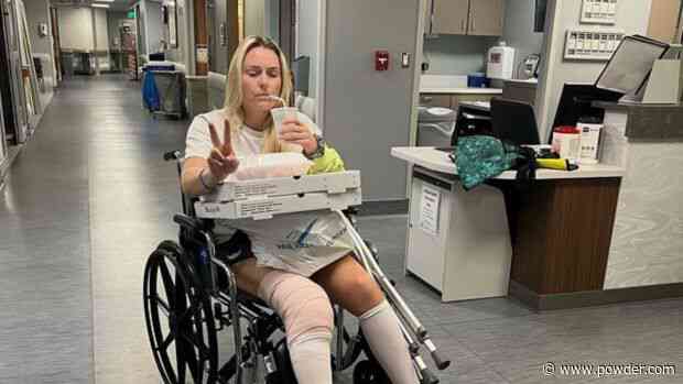 Lindsey Vonn Updates Fans Following Surgery