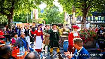 Tradition in Wildberg: Auf den Tag genau feiert die Stadt 300 Jahre Schäferlauf