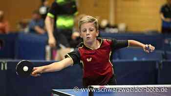 Talente im Tischtennis: Zwei Zwölfjährige mischen die Spitze auf