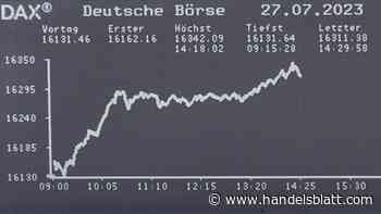Dax aktuell: Ausbruch geschafft: EZB-Zinsentscheid beflügelt die Dax-Rally Richtung Rekordhoch