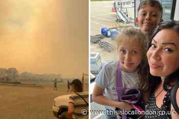 Croydon mum tells of wildfires horror with kids in Rhodes