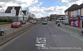 Car overturns near Roneo Corner in Rush Green, Romford