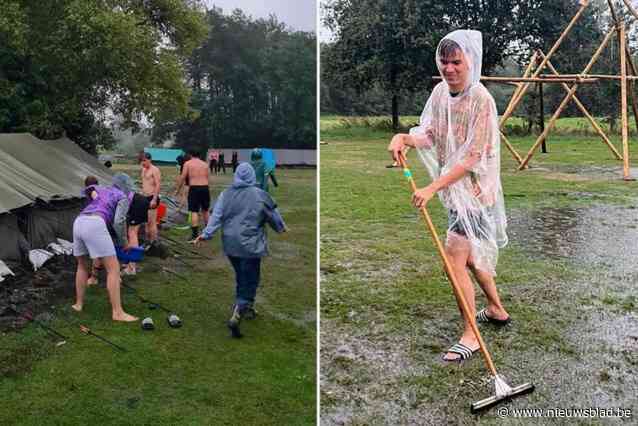 Chirogroep die geëvacueerd moest worden blijft toch tot maandag op kamp