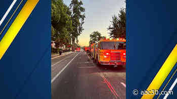 1 hospitalized following apartment fire in Visalia, multiple residents displaced