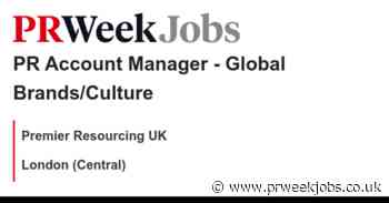 Premier Resourcing UK: PR Account Manager - Global Brands/Culture