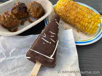 Three to eat: Strolling through supper with food on a stick