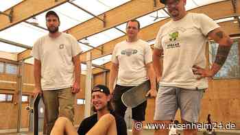 Die beliebte Rampe vom Bürgerplatz steht während den Bauarbeiten in der Messehalle Burghausen