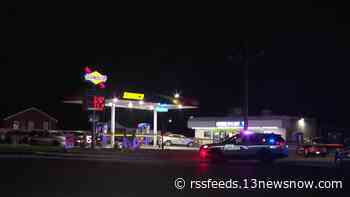 One man was shot and is fighting for his life in Hampton, while another was hurt by flying glass