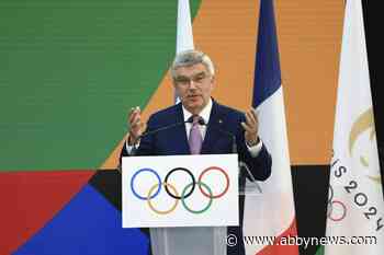 Paris marks 1-year countdown to war-clouded Olympic Games