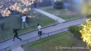 Two of four gunmen still at large after 'Baby Shark' themed birthday party shooting in Toronto