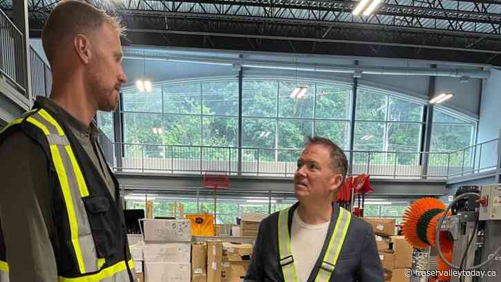 BC United leader Kevin Falcon visits Chilliwack to connect with business leaders, staff