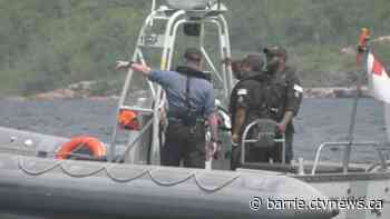 Navy reserves conduct crucial training in Parry Sound