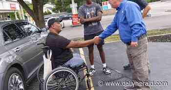 'I'm not a homebody': Coach who lost legs can hit the road again after free repair of minivan