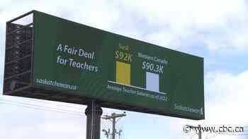 Teachers' federation says Sask. government billboards misleading