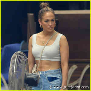 Jennifer Lopez Looks Cool in a Crop Top While Antiquing for Her Home With Ben Affleck