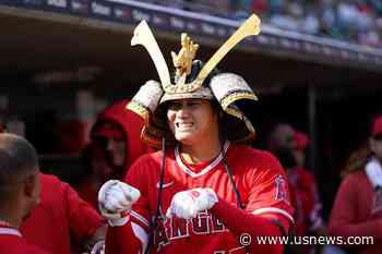 Ohtani Throws 1st MLB Shutout, Hits 2 HRs as Angels Sweep Tigers in DH Team Says He's Staying