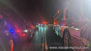 Tree falls on top of state trooper vehicle in Newington