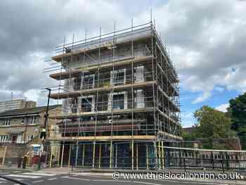 Work to restore derelict Constitution pub in Camden begins