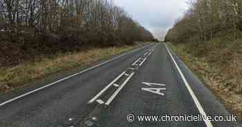 Man suffers serious injuries after van and lorry collide on A1 in Northumberland