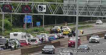 Live: M5 traffic chaos in Bristol following crash at busy junction