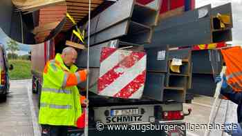 Autobahn A8: Falsche Ladungssicherung führt zu gefährlicher Fracht