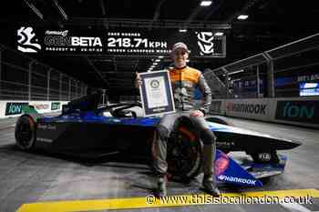 McLaren Formula E star smashes indoor speed record at ExCeL